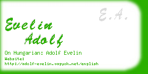 evelin adolf business card